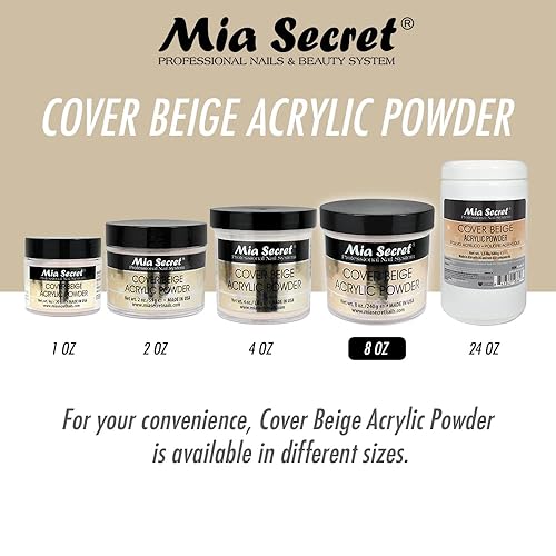 Miniatura 6 de Mia Secret Cubierta Acrílico Polvo - Cubierta Beige 8 oz