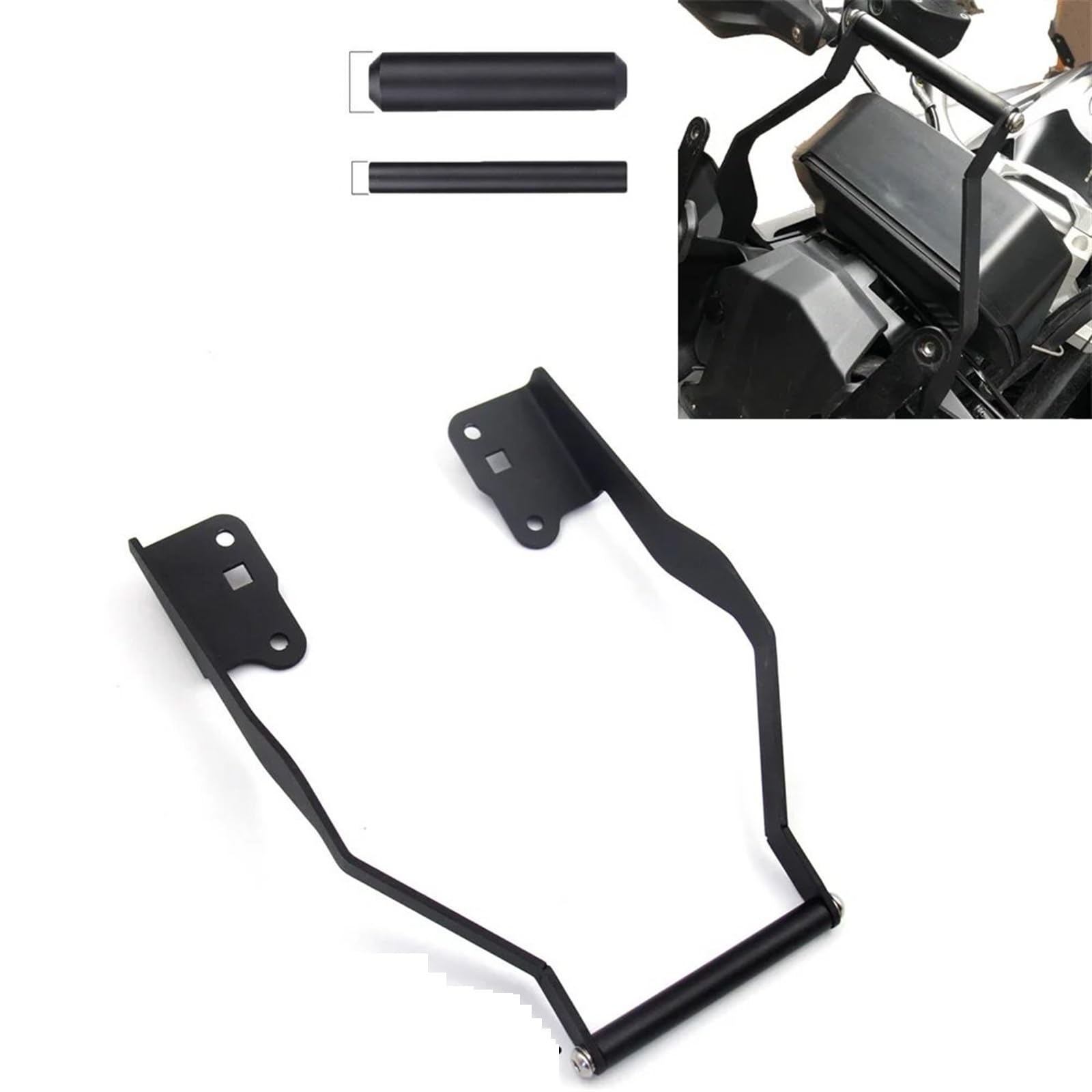 Support Telephone Velo pour BMW F750GS F850GS 2019 F750GS 2018 Support Plaque GPS Téléphone Portable Support Moto Telephone Moto Rotation(22mm Bracket B)