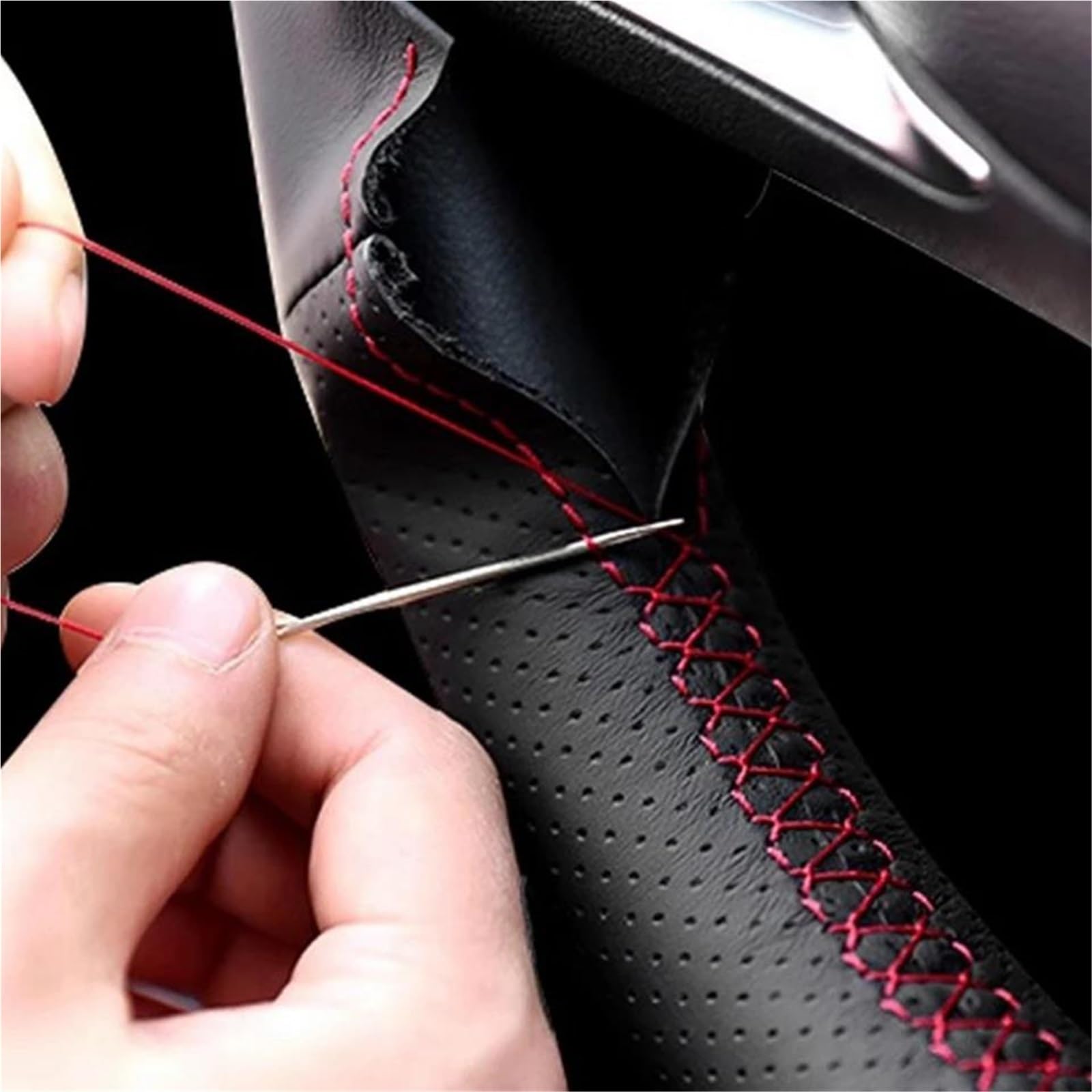 Protector para Volante De Coche para Renault para Scenic 2 para Grand para para Kangoo para Megane 2002-2013(3 Colors thread3)