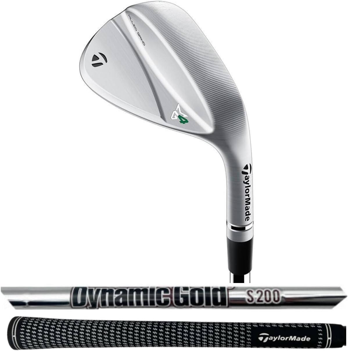TaylorMade Milled Grind 4 52*, 56* & 60* RAW Wedge Set, Dynamic Gold Stiff Flex
