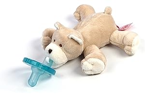 Baby Bear Detachable Pacifier Wubbanub, The Original Animal Pacifier for Baby Boy...