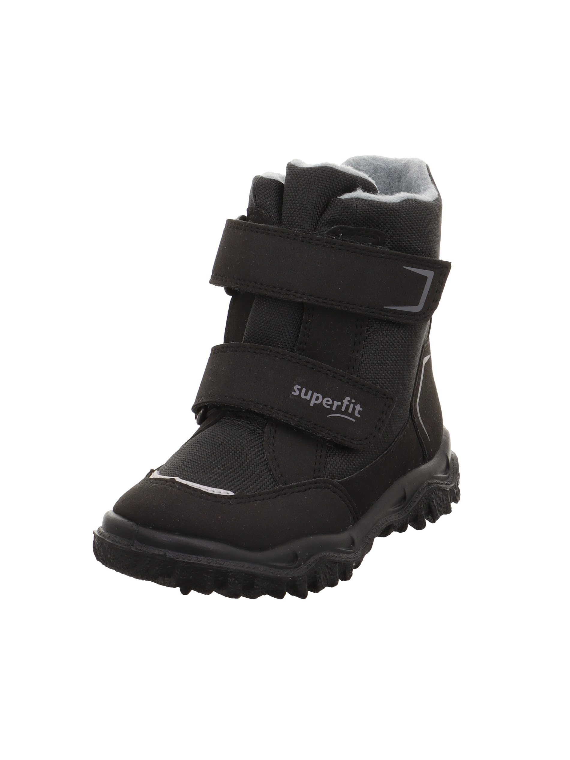 Superfit Boys HUSKY warm gefütterte Sympatex Stiefel, SCHWARZ/HELLGRAU 0000