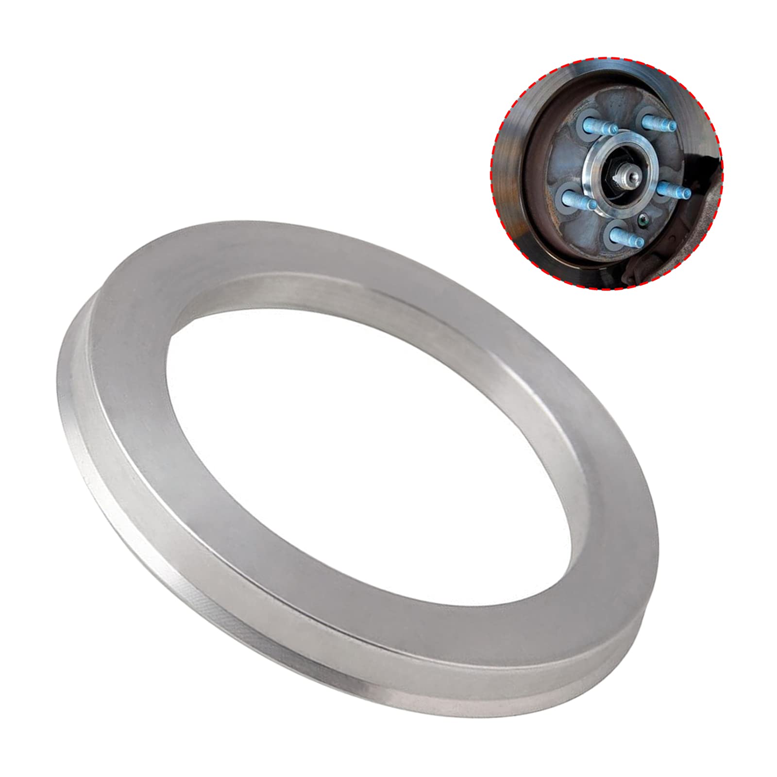 Circuit Performance Silver Aluminum Hub Centric Rings – 67.1mm To 57.1mm – Stop Wheel Vibrations & Perfect Fit - View #13
