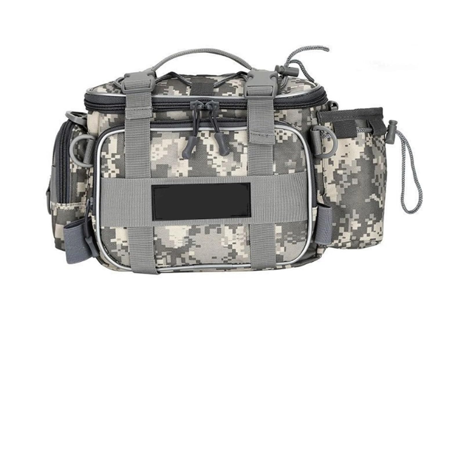 angeltasche Multifunktions-Rucksack, Köderbox, Aufbewahrungstasche for Ausrüstung, Gürteltasche for Männer, Fliegenfischer-Rucksack mit Rutenhalter, Sling-Umhängetasche(Color 02)