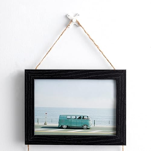 Miniatura 7 de eletecpro Kit de 62 piezas para colgar cuadros para marco de fotos, colgador de pared de hormigón sin daños, ganchos invisibles para pared dura,