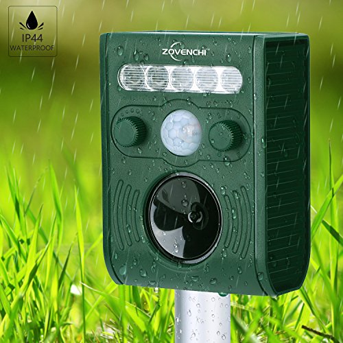 ZOVENCHI Solar Ultrasonic Animal Repeller Review Solar Panel America
