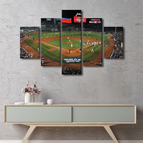 Miniatura 62 de Decoración de pared, lienzo para estadio deportivo de Estados Unidos, arte de pared moderno Fenway Park en Boston, arte de pared para oficina, sala