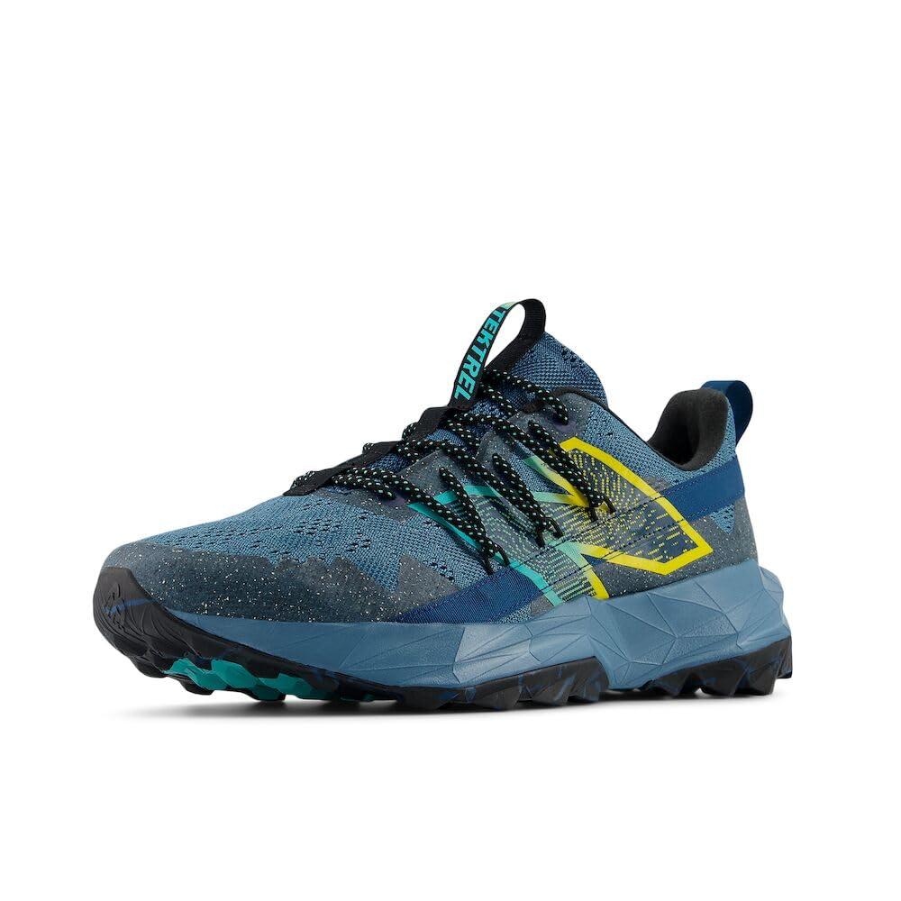 New Balance Men's Dynasoft Tektrel V1 Trail Running Shoe, Terrarium/Deep Sea/Cyber Jade, 12