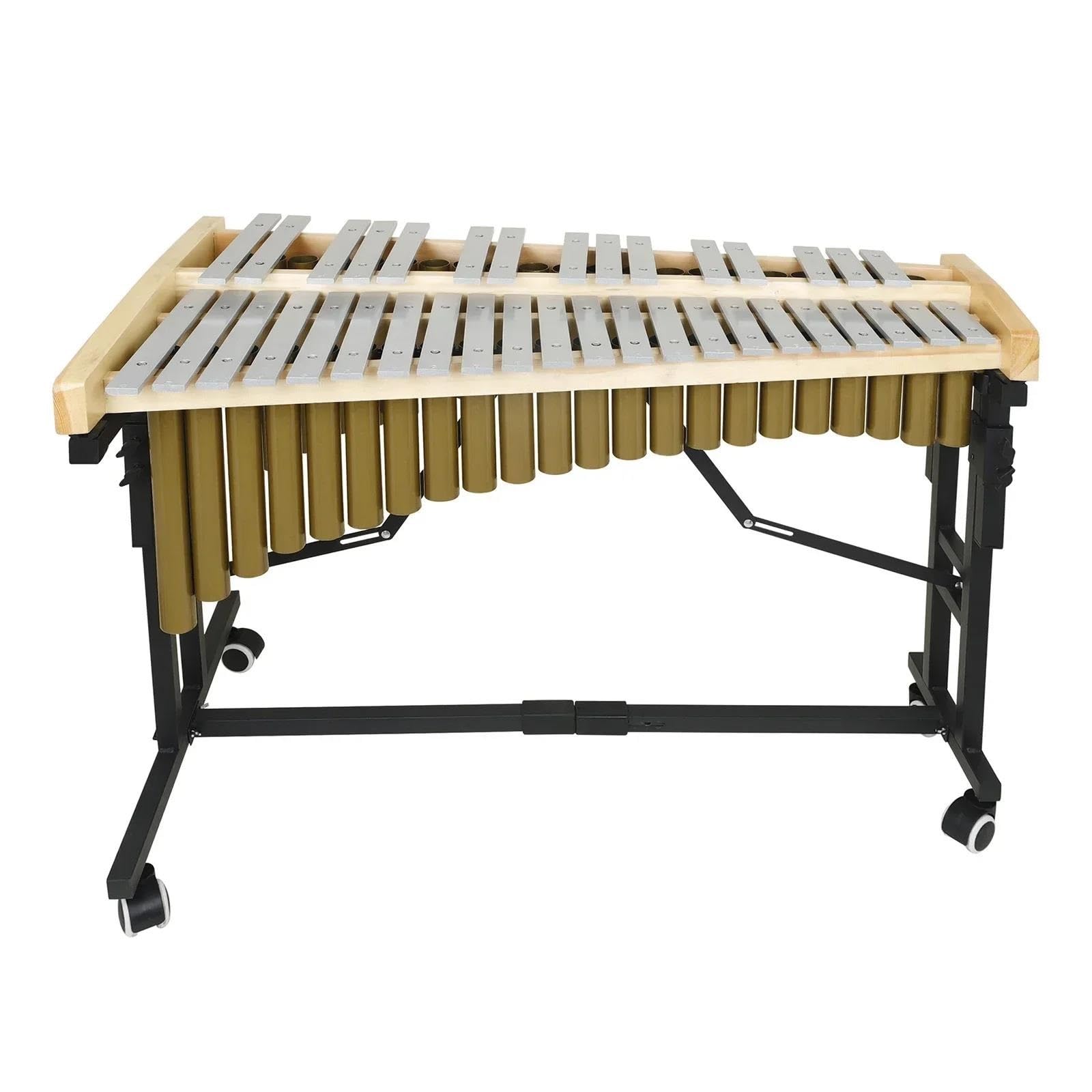 Xylophon-Instrument Für Erwachsene 37 Noten Xylophon Glockenspiel Aluminium Xylophon Professionelles Percussion-Musikinstrument Mit Ständerschlägeln