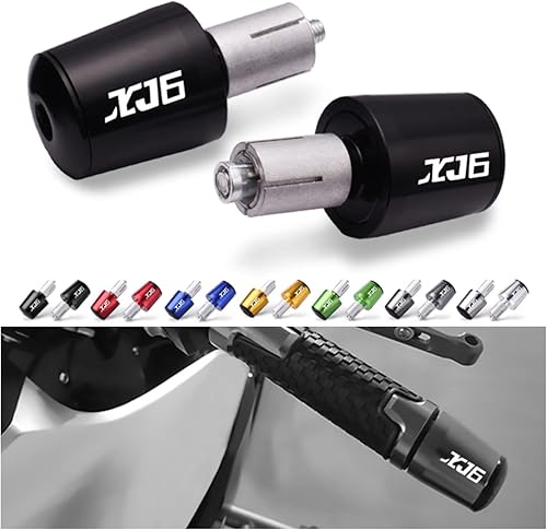 Miniatura 7 de Manillar de motocicleta CNC para motocicleta, peso final, agarres de manillar, tapón antivibración, para Yamaha XJ6 NXJ6, accesorios de desviación,