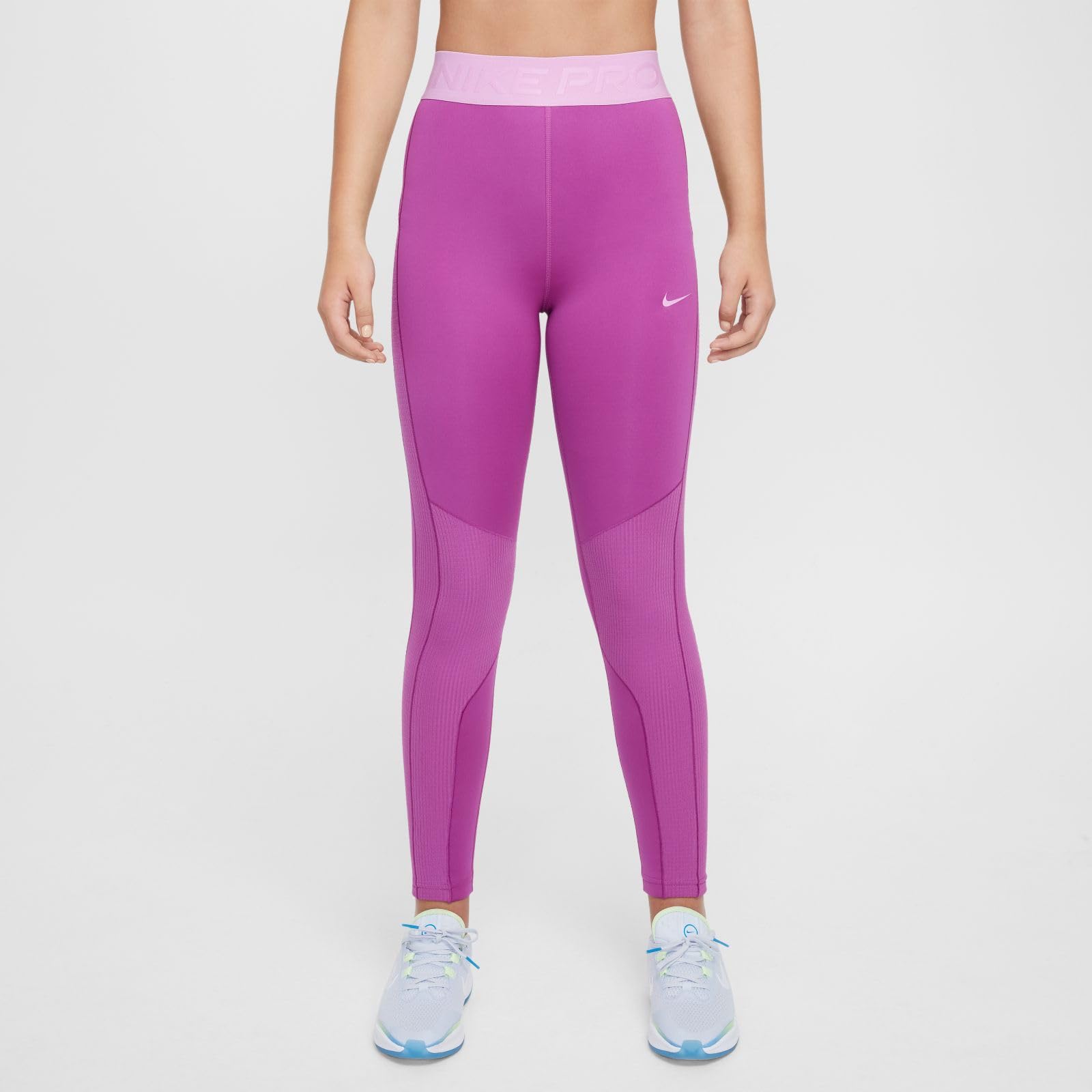 Nike Mädchen Leggings Nike Pro Therma-fit Leggings mit Mittelhohem Bund (Mädchen)