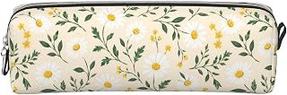 Daisy Aesthetic Cosmetic Bag Multipurpose Pencil Case Zipper Pouch Portable Makeup Organizer For Travel Daily Use
