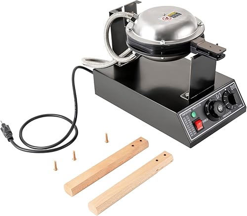 Miniatura 8 de Máquina de hacer gofres de burbujas de 1400 W Hong Kong Huevo de Hong Kong máquina eléctrica para hacer panqueques con revestimiento antiadherente