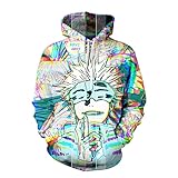 NZHMZJK Youth/Adult Anime Hoodie 3d Printing Novelty Hoodie Pullover SweatshirtGO-5-Medium