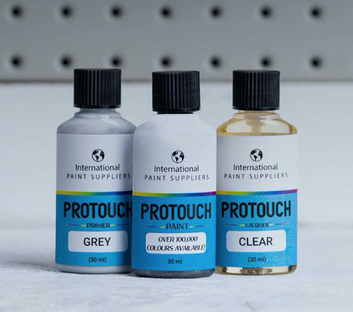 Protouch Grey For Volkswagen White R902 - Paint Touch Up Kit Including Primer And Lacquer