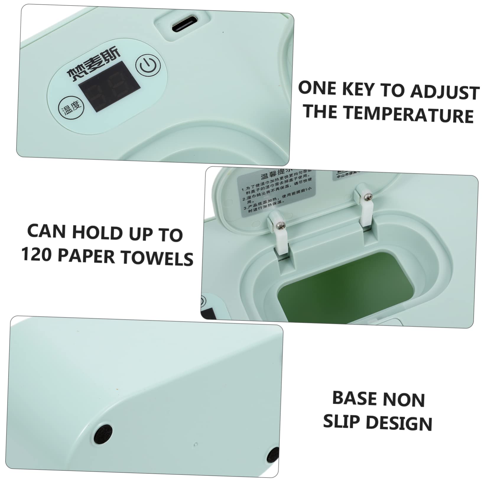 Scaldasalviette USB Portatile Termostato e Display LED per Ragazzo Ragazza