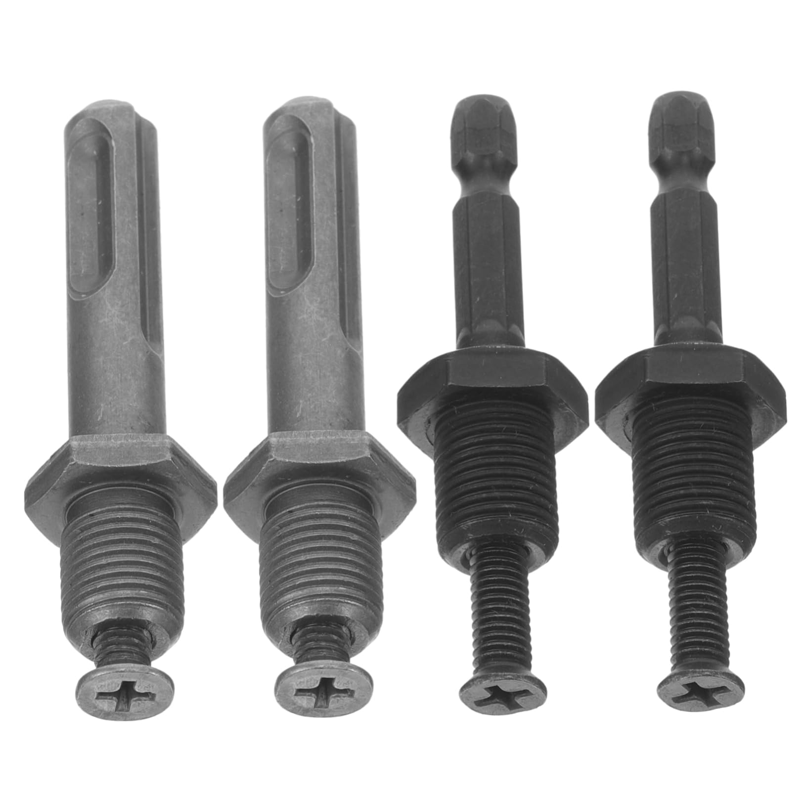 SHINEOFI 4 Set Convertitore Elettrico in Mattoni Asta Attaccamento Adattatore Per Chiave Elettrica Adattatore Per Trapano Avvitatore A Percussione Da Trapano A Presa 4 Pezzi*4