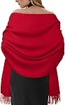 Femmes Pashmina Châles et Enveloppes pour robes de soirée Soirée de mariage Demoiselle d'honneur hiver chaud longue écharpe Châle