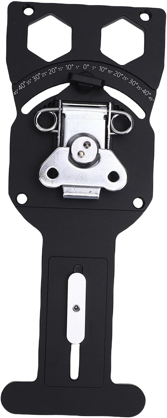 YWBL-WH Adjustable Angle Aluminum Alloy Track Saw Rail Square Guides with 19 Positive Stops, for Triton