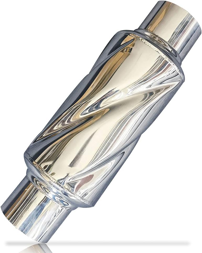 Peastorm Glasspack 3 Inch Muffler Exhaust Pipe, Universal Performance