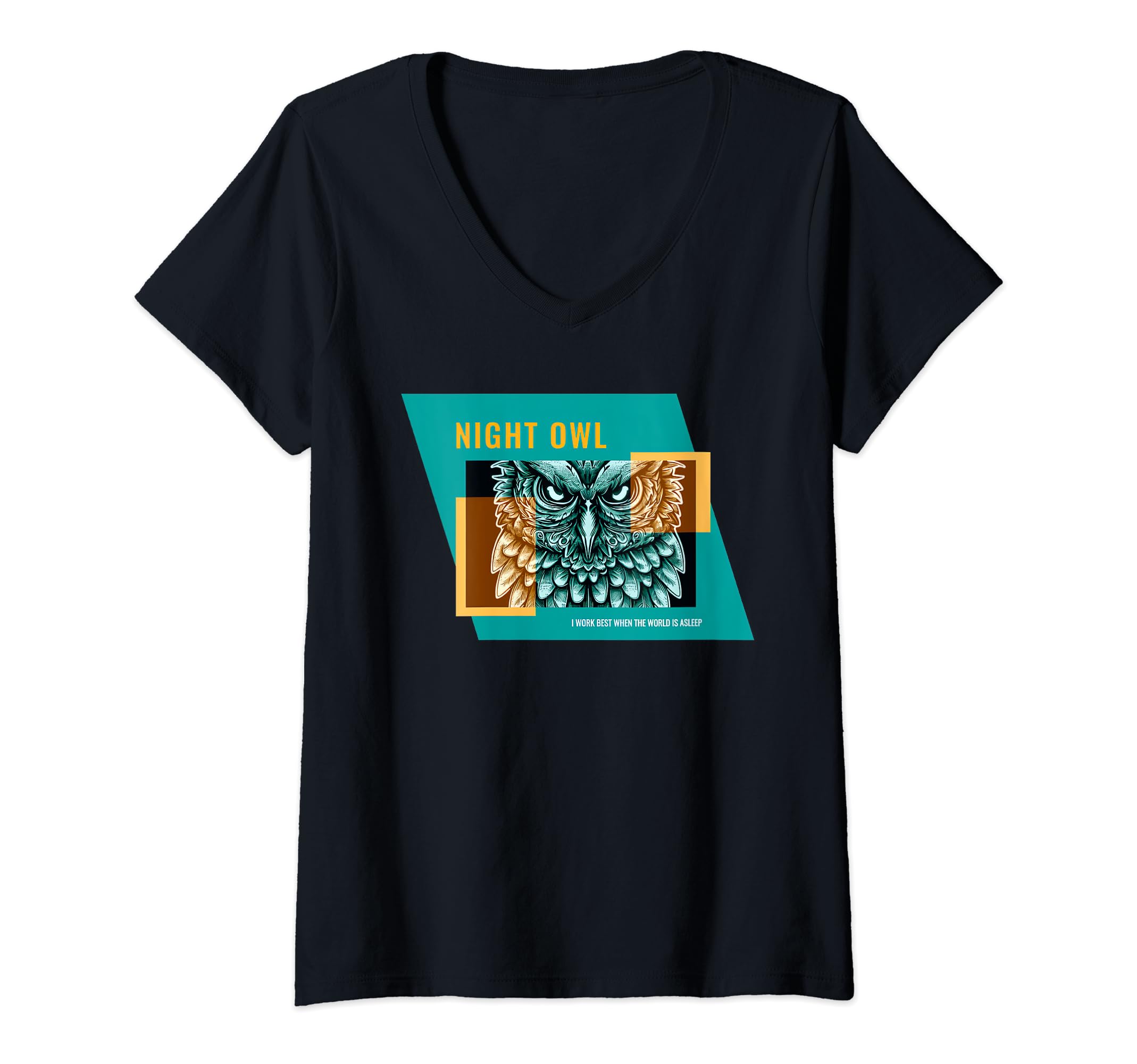 Night Owl V-Neck T-Shirt