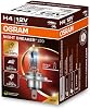OSRAM H4 NIGHT BREAKER 220% Stronger Light 1Pc, 12V, 6055W cardboard box [Energy Class A]