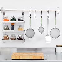 Vista 7 de Coladores de acero inoxidable, tamiz de malla fina, tamiz para hornear, colador de metal, pequeños coladores y coladores para cocina, colador