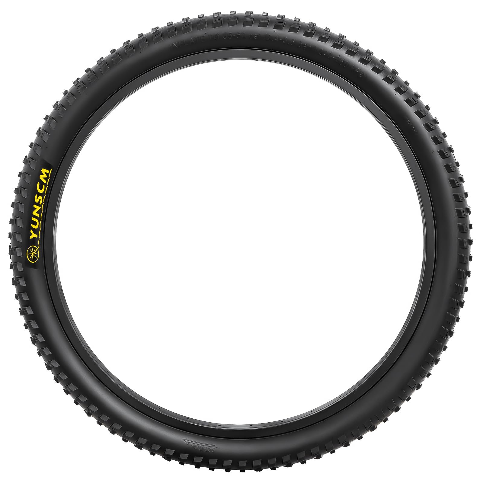 YunSCM 2PCS Pieghevole 24 Pollici Pneumatici 24x2.25 ETRTO 57-507 e 24 Pollici Camera d' Aria AV32mm compatibile Bicicletta 24x2.125 24x2.25 24x2.30 Copertoni e Camera d'aria