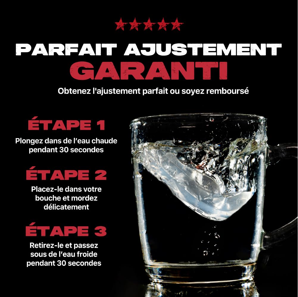 SafeJawz Sport Protège-dents Intro Séries. Protection intégrale pour Tous Les Sports, notamment Le Rugby, MMA, Hockey, Judo, Karate, Les Arts Martiaux et la Boxe