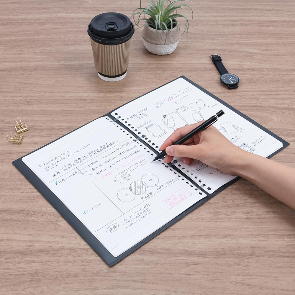 Amazon | ナカバヤシ ロジカルフラットバインダーノート