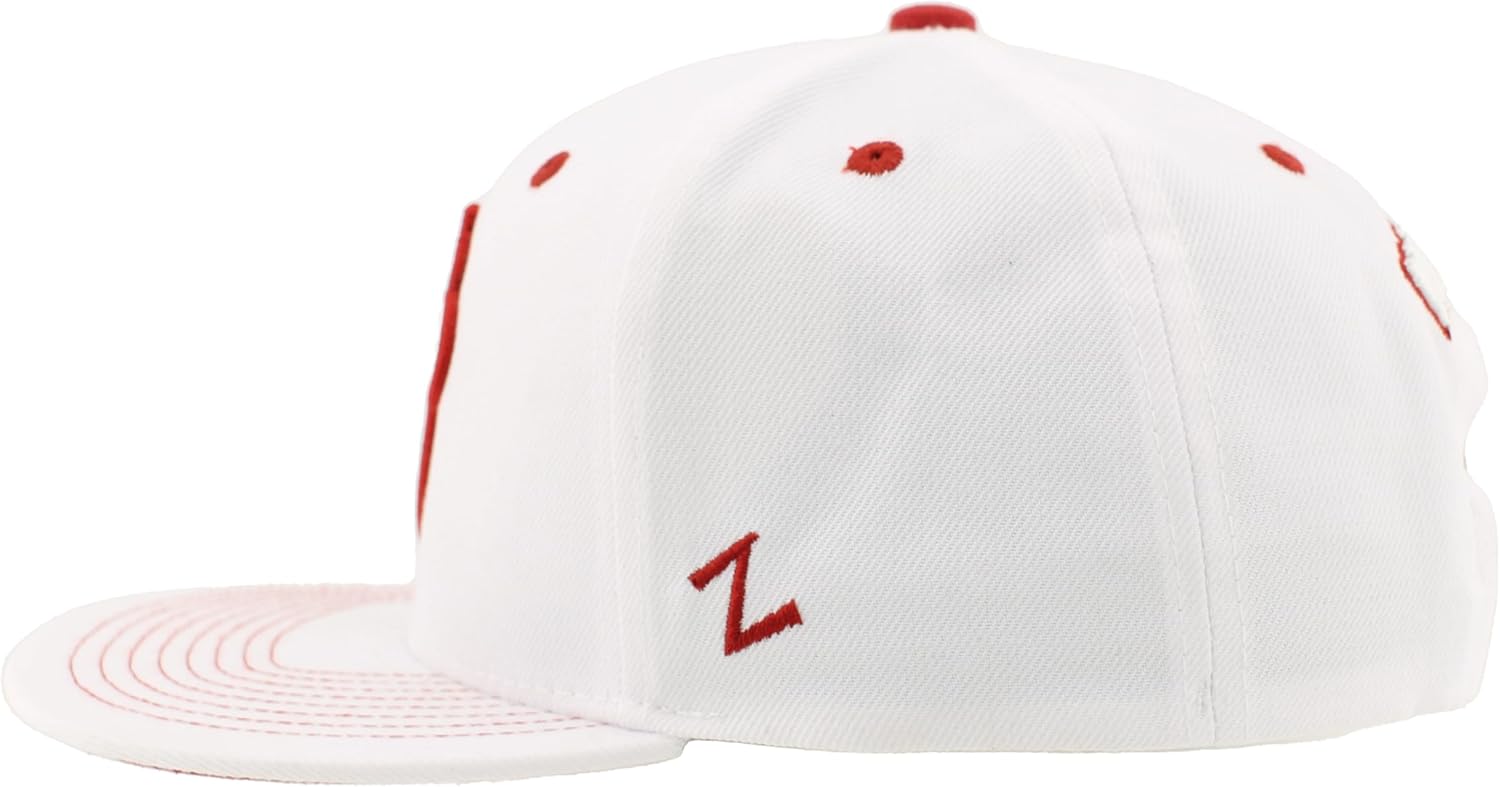 ZHATS NBA Unisex-Adult NBA Officially Licensed Adjustable Snapback Hat Flat Bill Z11 Pop White - Image 3