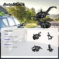 Vista 2 de AutoShack - Conjunto de cojinete de dirección delantera y cojinete de rueda de repuesto para Ford Escape 2005-2012 Mercury Mariner 2008-2011 Mazda