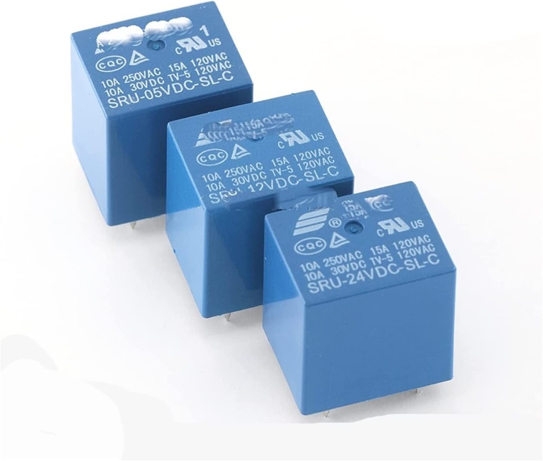 LKPEHTAGN Relay 5PCS/Lot SRU-05VDC 12VDC 24VDC-SL-C T70 15A 5PIN