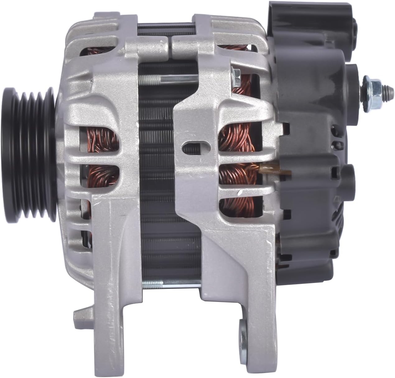 GELUOXI 90A 12V Alternator Replacement for Hyundai Accent Kia Rio Rio5 2010-2012 L4 1.6L 3730023700 3730023650