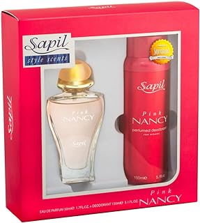 Sapil Nancy Pink - Eau De Parfum and Deodorant Spray For Women - Delightfully Enchanting Fragrance - Opens with Fruity Notes - Beautiful Giftset Box - Perfect for Gift Giving Occasion - 2 Pc