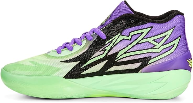 PUMA Mens R&M X Mb.02 Basketball Sneakers Shoes - Green