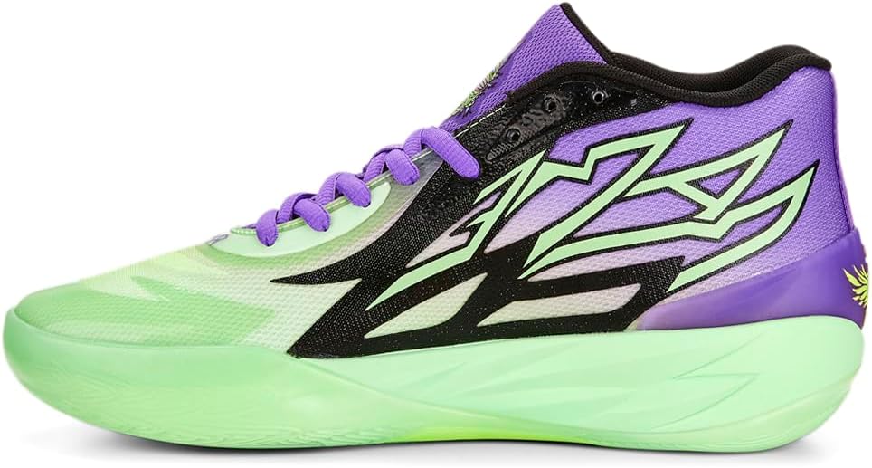 PUMA Mens R&M X Mb.02 Basketball Sneakers Shoes - Green