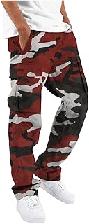 Generisch 2025 - Mode masculine Impression Grande taille Tous les Pantalons Tendance Pantalon de travail Cam Pantalon thermique d'hiver pour homme