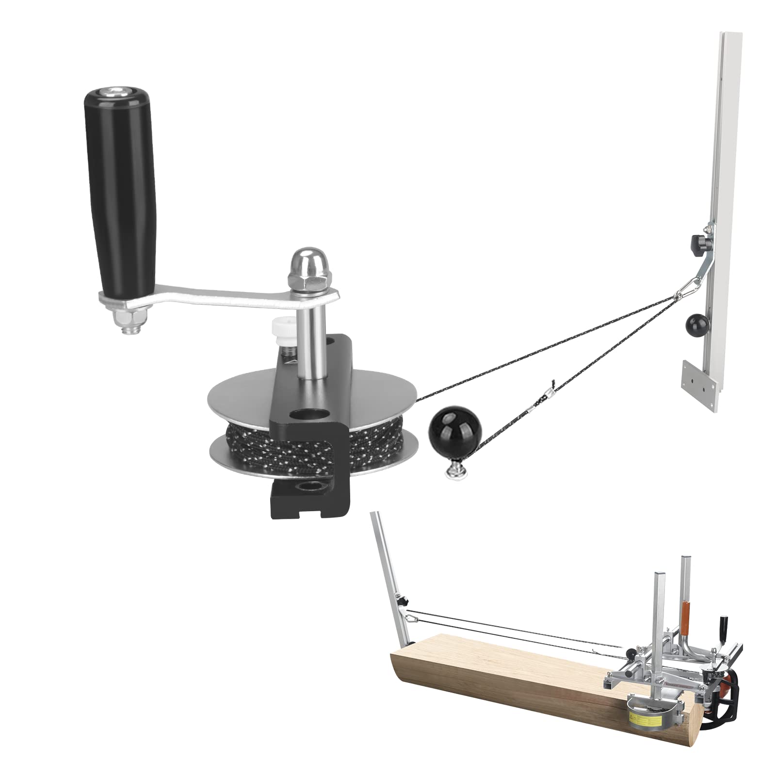 Buy HOTYELL Chainsaw Mill Winch Kit for Chain Saw Milling Efficient