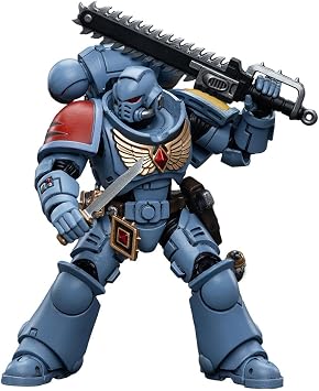 JOYTOY Warhammer 40K &1:18 Scale Action Figure Space Wolves Intercessors Collectible Model Kit JT6625