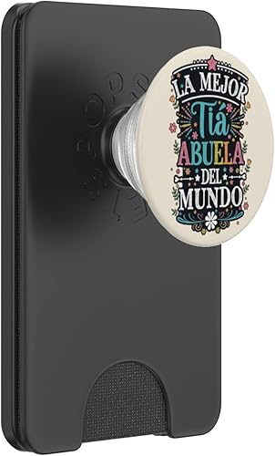 La Mejor Tia Abuela Del Mundo Best Great Aunt PopSockets PopWallet for MagSafe