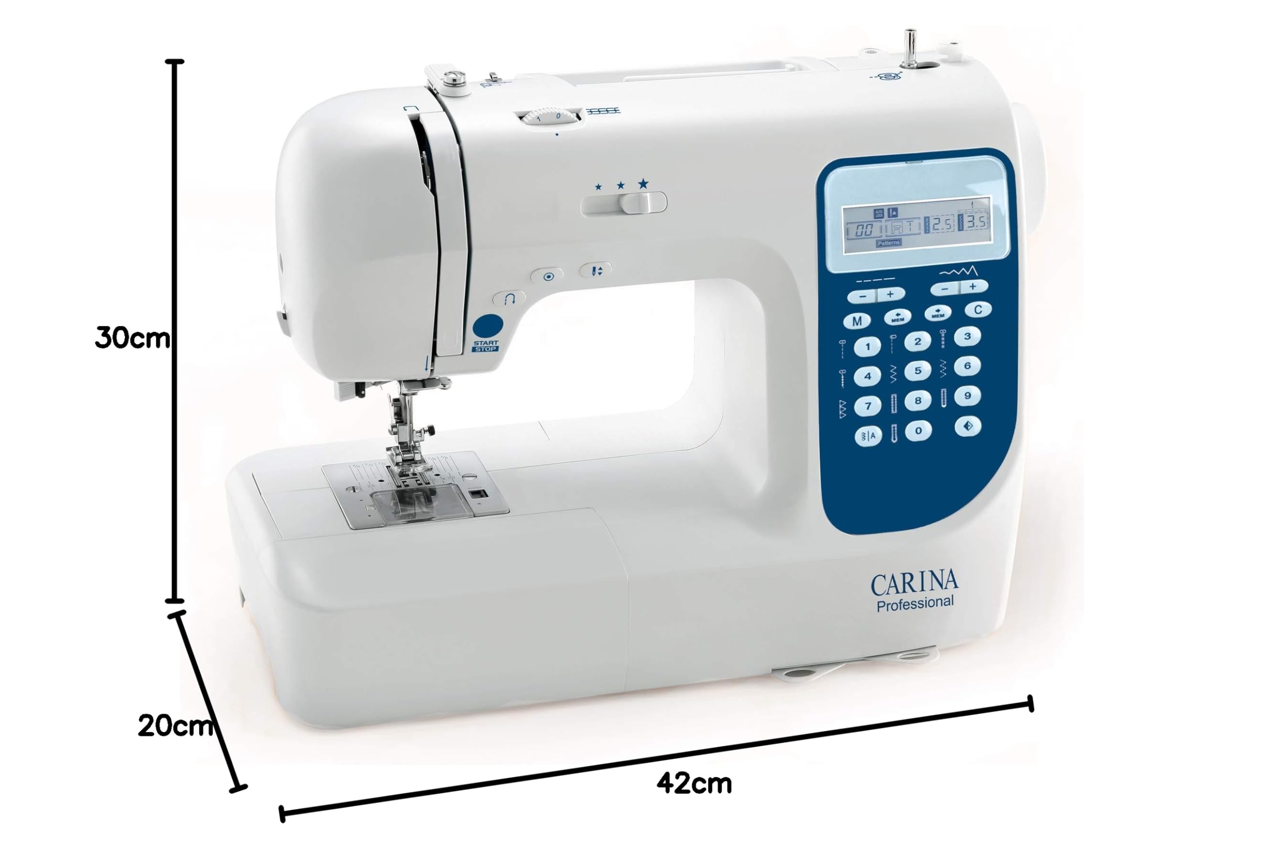 Carina 291875 Professional - Máquina de coser con accesorios [Importado de Alemania]