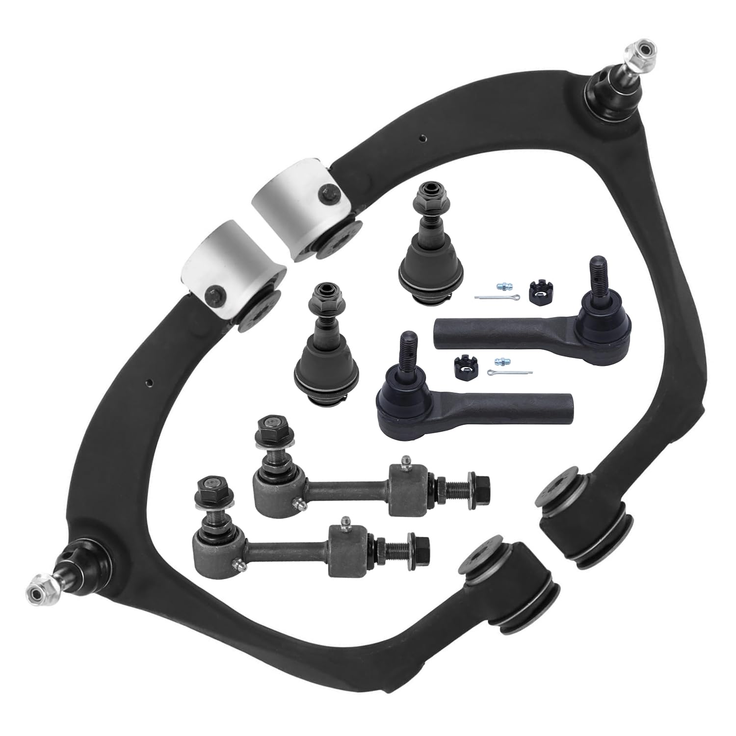 Detroit Axle - 8pc Front End Kit for 2019 Chevrolet Silverado 1500