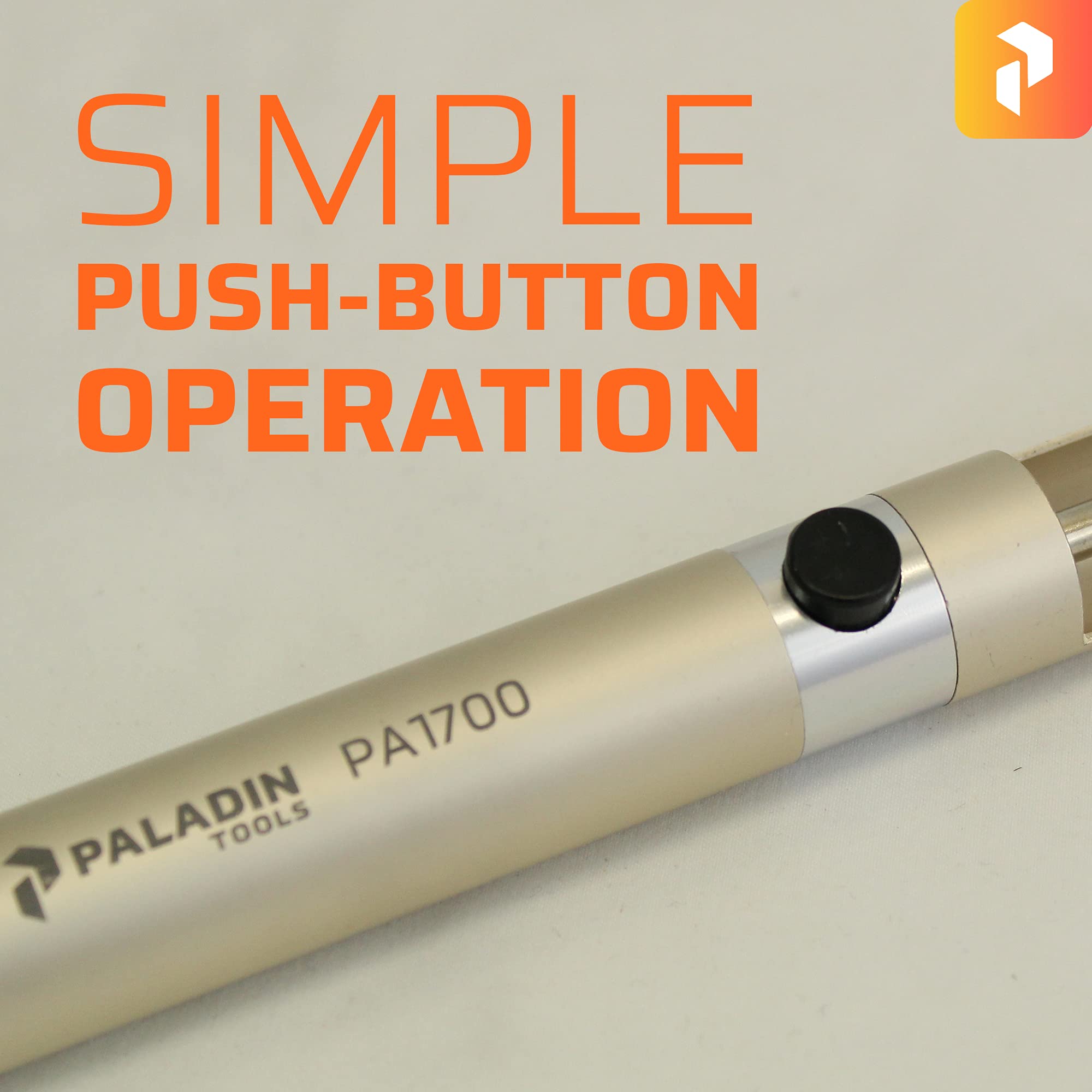 Paladin Tools PA1700 - Bomba de desoldación, lechón de soldadura