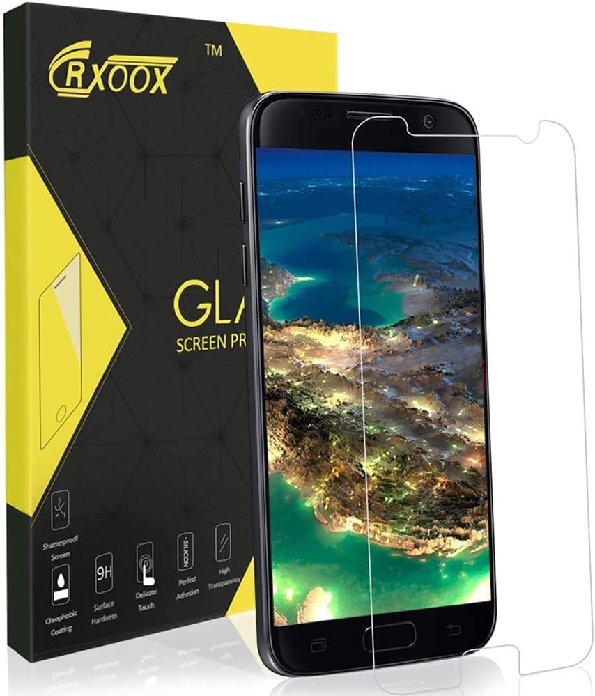 3-Units Screen Protector for Samsung Galaxy S7 , Premium Tempered Glass, 9H Hardness, Shock Resistant, Scratches, High Definition, Sensitive and Soft Touch