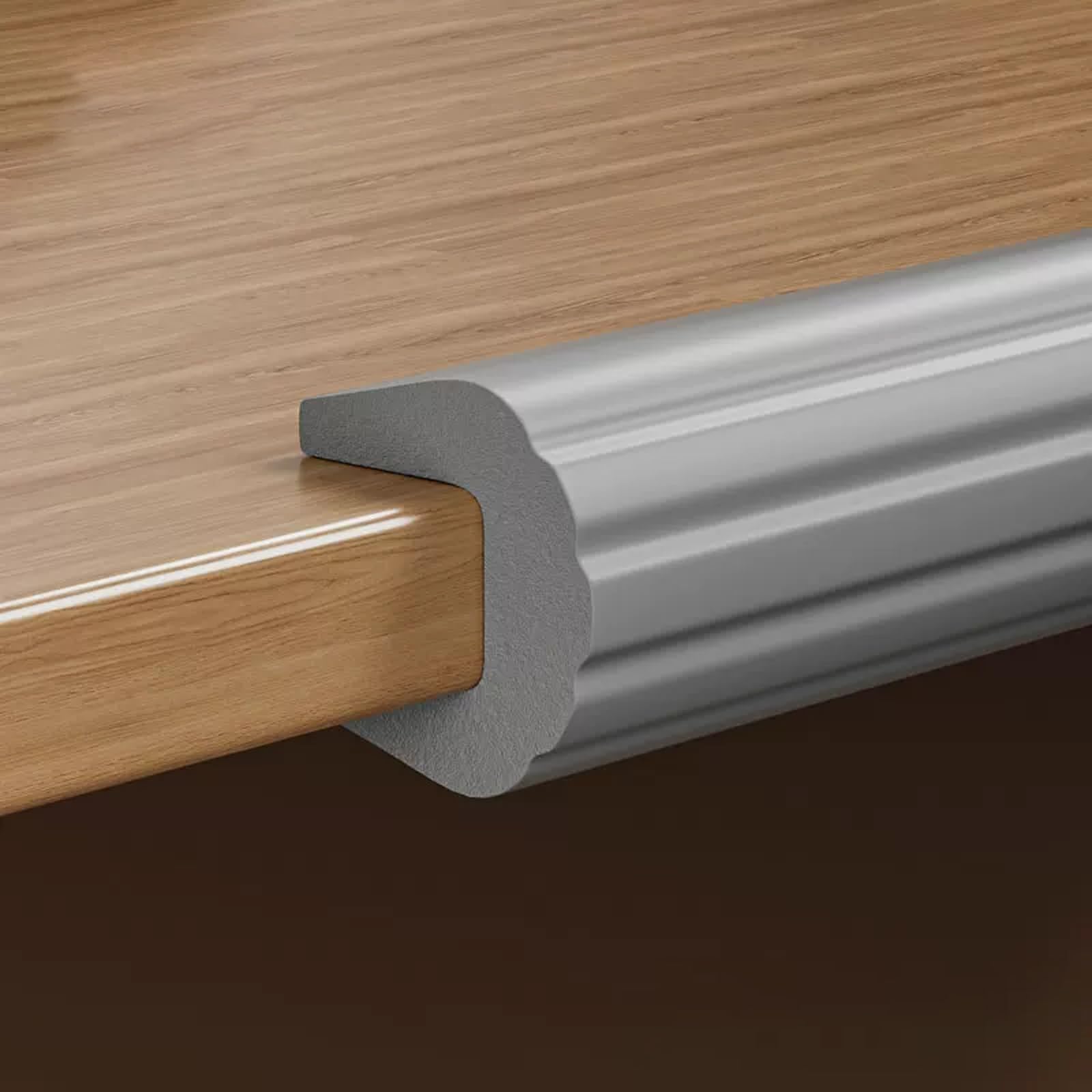 Protecteurs D'angle En Mousse, Protecteurs De Bord, Revêtements De Bord Sans Danger For Bébé,Protecteurs D'angle De Table Autocollants,Adaptés Aux Tables Basses(Gray,10m/32.8ft)