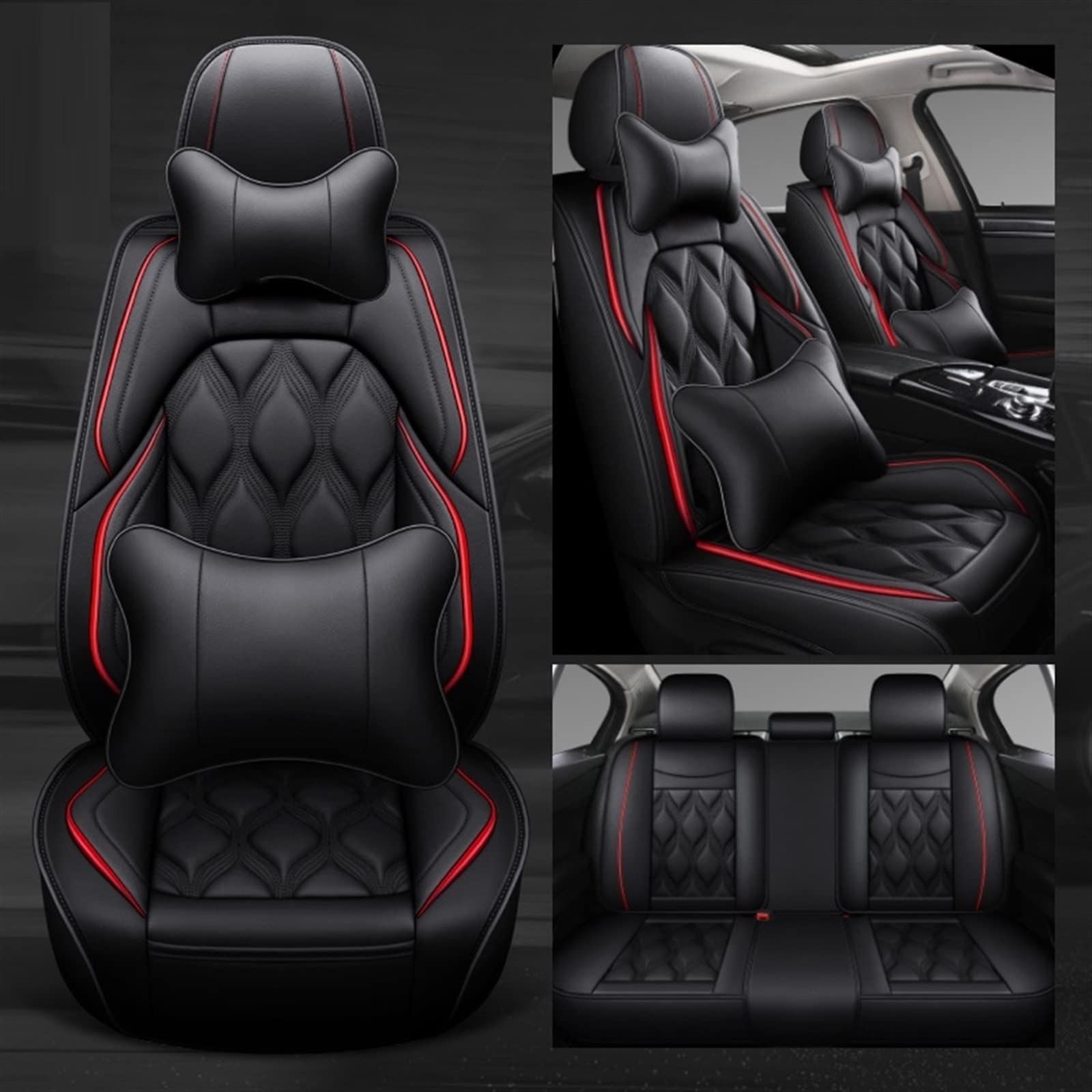YOUZKA Car Seat Cushion Covers Automotive Interior For Peugeot 206 307 407 207 208 2008 3008 508 308 406 301 607 accessories
