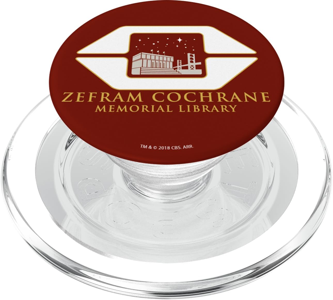 Star Trek Zefram Cochrane Memorial Library PopSockets MagSafe PopGrip for iPhone
