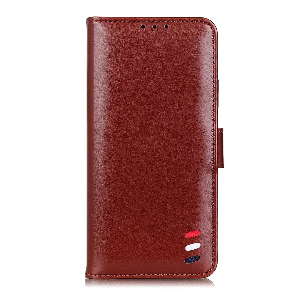 YukeTop Case for Ulefone Power Armor 14 Pro, PU Leather Flip Folio Wallet Cover, With Card Slots, Case Cover for Ulefone Power Armor 14 Pro.(Brown)