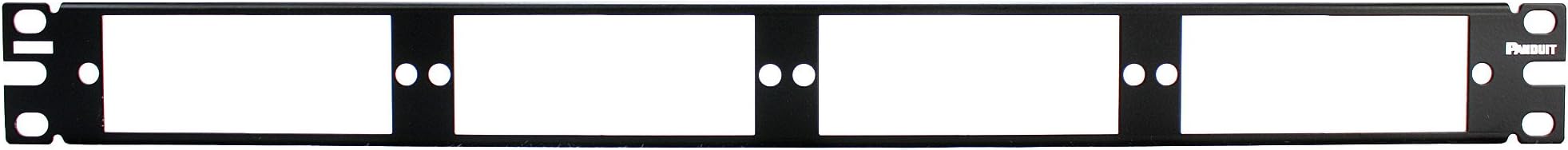 Panduit CFAPPBL1 24-Port Flat Multi-Mode Fiber Patch Panel, Black